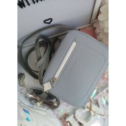 Torebka Kuferek Aster blue. Niebieskie kuferki damskie Fanaberia.com, w paski, przez ramię, bez dodatków. Za 109,00 zł.