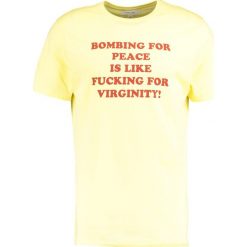 T-shirty męskie z nadrukiem: Soulland TERRY Tshirt z nadrukiem light yellow/red