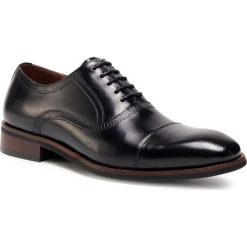 Półbuty WITTCHEN - 91-M-906-1 Czarny. Czarne buty wizytowe męskie Wittchen, bez wzorów, ze skóry, wizytowe, bez zapięcia. Za 499,00 zł.