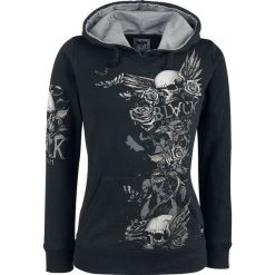 Black Premium by EMP Promises Bluza z kapturem damska czarny. Czarne bluzy damskie marki Black Premium by EMP, m, z nadrukiem, bez rękawów, z kapturem. Za 144,90 zł.