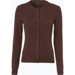 Marie Lund - Kardigan damski z wełny merino, brązowy. Pomarańczowe swetry damskie marki Marie Lund, s, bez wzorów, z wełny. Za 129,95 zł.