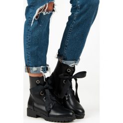 Botki workery JASMINE. Czarne botki damskie na zamek QUEENTINA. Za 139,00 zł.