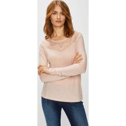 Roxy - Bluzka. Szare bluzki z odkrytymi ramionami marki Roxy, l, z bawełny, casualowe, z okrągłym kołnierzem. Za 169,90 zł.