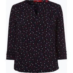 S.Oliver Casual - Bluzka damska, niebieski. Niebieskie bluzki damskie marki s.Oliver Casual, s, z nadrukiem, casualowe, bez kołnierzyka, bez rękawów. Za 159,95 zł.