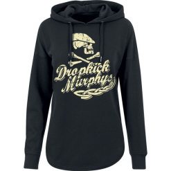 Bluzy damskie: Dropkick Murphys Scally Skull Ship Bluza z kapturem damska czarny