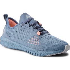Buty Reebok - Flexagon CN2604 Blue/Grey/Pink. Niebieskie buty sportowe damskie Reebok, bez wzorów, z tworzywa sztucznego, sportowe, na fitness i siłownię. W wyprzedaży za 279,00 zł.
