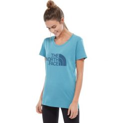 Koszulka T-shirt damski The North Face Easy T0C2564Y3. Niebieskie koszulki damskie The North Face, s, bez wzorów, bez kołnierzyka. Za 77,99 zł.
