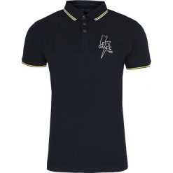 Koszulka Polo Trussardi Jeans. Czarne koszulki męskie xl, z jeansu, klasyczne. Za 169,00 zł.