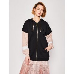 Bluza Liu Jo Sport T69103 F0791. Czarne bluzy sportowe damskie Liu Jo Sport, m, bez wzorów, z bawełny, bez rękawów, bez kaptura. Za 589,00 zł.