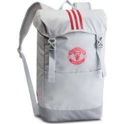 Plecak adidas - MUFC BP DQ1525 Clgrey/Clonix/Blared. Szare torby męskie skórzane Adidas, bez wzorów, z materiału. W wyprzedaży za 149,00 zł.