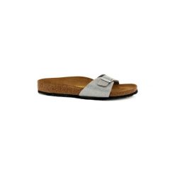 Klapki Birkenstock MADRID MAGIC GALAXY. Brązowe klapki damskie marki Birkenstock, bez wzorów, bez obcasa. Za 306,02 zł.