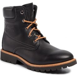 Trapery PANAMA JACK - Ginette B4 Napa Negro/Black. Czarne trapery damskie Panama Jack, ze skóry, klasyczne, bez obcasa, bez zapięcia. W wyprzedaży za 469,00 zł.
