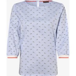 Street One - Bluzka damska, niebieski. Niebieskie bluzki sportowe damskie Street One, bez wzorów, prążkowane, bez kołnierzyka, bez rękawów, bez kaptura. Za 199,95 zł.