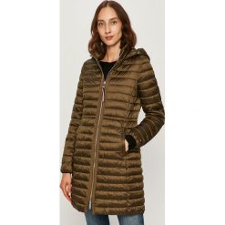 Tommy Hilfiger - Kurtka. Czarne kurtki damskie TOMMY HILFIGER, s, bez wzorów, z poliesteru, długie. Za 1299,00 zł.