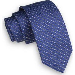 Ciemny Niebieski Klasyczny Męski Krawat -ALTIES- 6cm, w Kratkę KRALTS0339. Niebieskie krawaty męskie Alties, w kratkę, z tkaniny, eleganckie. Za 39,00 zł.