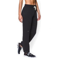 Spodnie dresowe damskie: Under Armour Spodnie dresowe damskie Rival Cotton Under Armour Black r. S (1264398001)