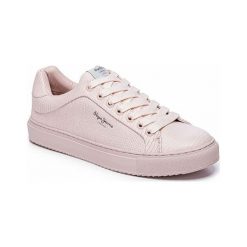 Sneakersy w kolorze jasnoróżowym. Różowe sneakersy damskie Melissa, Pepe Jeans, z materiału. W wyprzedaży za 139,95 zł.