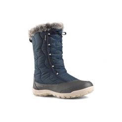 Śniegowce turystyczne SH500 X-Warm damskie. Niebieskie śniegowce damskie QUECHUA, na zimę, z poliesteru, na sznurówki. Za 129,99 zł.