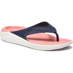Japonki CROCS - Literide Flip 205182 Navy/Melon. Klapki damskie Crocs. W wyprzedaży za 159,00 zł.