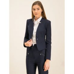 Żakiet Patrizia Pepe S1236/A1PH C784. Niebieskie marynarki damskie Patrizia Pepe, s, bez wzorów, z elastanu. W wyprzedaży za 679,00 zł.