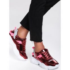Bordowe Sneakersy Sunny Break. Czerwone buty sportowe damskie Renee. Za 99,99 zł.