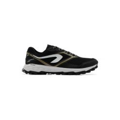 Buty do biegania męskie trail XT7 czarno-brązowe. Czarne buty sportowe męskie KALENJI, z poliesteru, bez zapięcia, do biegania. Za 249,99 zł.