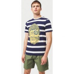 O'Neill Jack Koszulka Niebieski. Niebieskie podkoszulki męskie O'Neill, m, w paski, z bawełny, z krótkim rękawem. Za 163,95 zł.