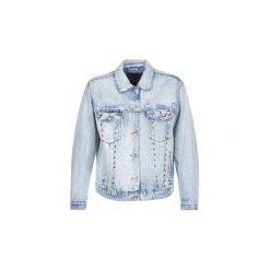 Kurtki jeansowe Only CAROLINE. Niebieskie kurtki damskie marki ONLY, bez wzorów, z jeansu, bez kaptura. Za 215,20 zł.