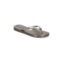 Japonki Ipanema GLAM. Szare klapki damskie marki Ipanema, bez wzorów, bez obcasa. Za 119,00 zł.