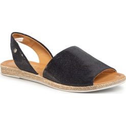 Sandały LASOCKI - EST-2018-09 Navy. Niebieskie klapki damskie Lasocki, bez wzorów, ze skóry, bez obcasa. Za 119,99 zł.