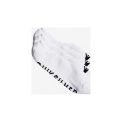 Quiksilver 3-pack Skarpetki Biały. Białe skarpetki męskie Quiksilver, bez wzorów, z elastanu. Za 37,95 zł.