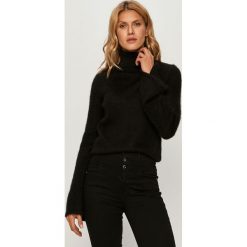 Trussardi Jeans - Sweter. Czarne swetry damskie Trussardi Jeans, s, bez wzorów, z jeansu, z długim rękawem, długie, bez kaptura. Za 689,90 zł.