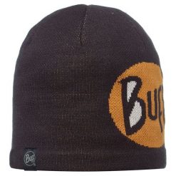 Czapki męskie: Buff Czapka Knitted & Polar Logo Black Czarny