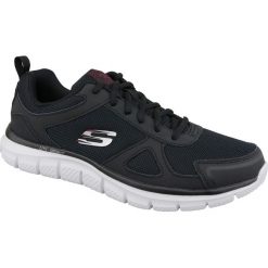 Skechers Track-Scloric 52631-BKRD buty do biegania męskie czarne 46. Czarne buty sportowe męskie Skechers, ze skóry, bez zapięcia, do biegania. W wyprzedaży za 199,99 zł.