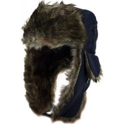 Zimowa Czapka z Futerkiem i Nausznikami – Granatowa, Pako Jeans CPAPJNSUSZYZIMAUSZYgr. Niebieskie czapki męskie Pako Jeans, na zimę, bez wzorów, z jeansu. Za 40,00 zł.