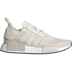 Adidas Originals NMD_R1 Primeknit Tenisówki Biały Beżowy. Brązowe trampki męskie z materiału, na sznurówki. Za 774,95 zł.
