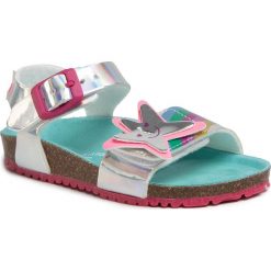 Sandały AGATHA RUIZ DE LA PRADA - 202989 S A-Plata. Szare sandały dziewczęce Agatha Ruiz de la Prada, ze skóry ekologicznej, bez zapięcia. W wyprzedaży za 119,00 zł.