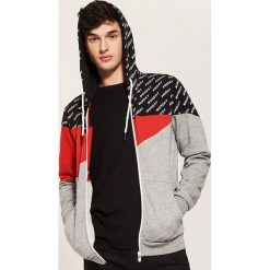 Rozpinana bluza z kapturem - Szary. Szare bluzy męskie rozpinane marki House, l, z kapturem. Za 119,99 zł.