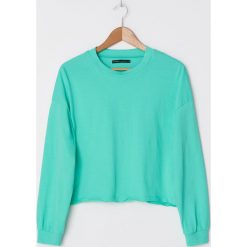 Koszulka longsleeve - Turkusowy. Niebieskie koszulki damskie House, s, bez wzorów, bez kołnierzyka. Za 29,99 zł.