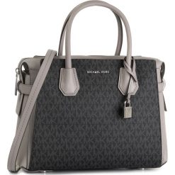Torebka MICHAEL MICHAEL KORS - Mercer 30T9SM9S6B Blk/Prl Grey. Szare torebki klasyczne damskie MICHAEL Michael Kors, bez wzorów, ze skóry, klasyczne, na ramię, bez dodatków. Za 1599,00 zł.