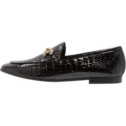 Dune London GUILT Półbuty wsuwane black. Czarne mokasyny damskie marki Dune London, ze skóry. Za 419,00 zł.