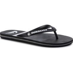 Japonki QUIKSILVER - AQYL100860 Xksk. Czarne klapki męskie Quiksilver, bez wzorów, z tworzywa sztucznego. Za 95,00 zł.