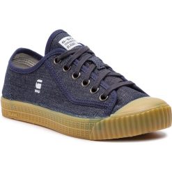 Trampki G-STAR RAW - Rovulc Roel Denim Wmn D07669-8714-881 Dk Navy. Niebieskie półbuty damskie G-Star RAW, na co dzień, bez wzorów, z gumy, retro, bez obcasa, na płaskiej podeszwie, bez zapięcia. W wyprzedaży za 259,00 zł.
