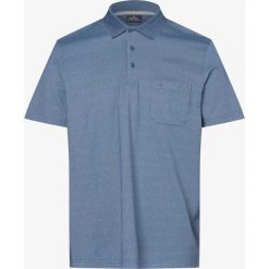 Ragman - Męska koszulka polo, niebieski. Niebieskie koszulki męskie Ragman, m, bez wzorów, z materiału, polo, bez rękawów. Za 229,95 zł.