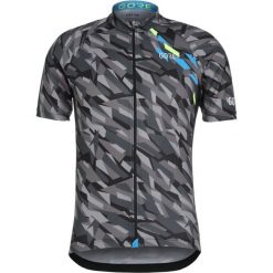 Koszulki polo: Gore Wear CAMO TRIKOT Tshirt z nadrukiem black/dynamic cyan