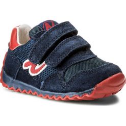 Sneakersy NATURINO - Sammy 0012012466.01.9101 M Navy/Rosso 1. Niebieskie trampki chłopięce Naturino, bez wzorów, ze skóry, na rzepy. W wyprzedaży za 209,00 zł.