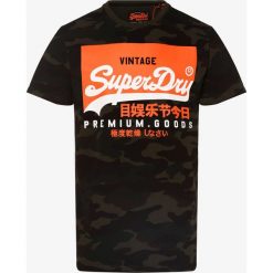 Superdry - T-shirt męski, zielony. Zielone t-shirty męskie Superdry, s, z nadrukiem, z bawełny, bez kołnierzyka. Za 99,95 zł.