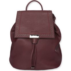 Plecaki damskie: Plecak „Milan” w kolorze bordowym – 31 x 26 x 14 cm