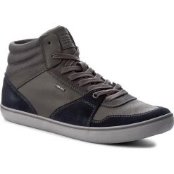 Sneakersy GEOX - U Box J U74R3J 022EK CF49A Navy/Anthracite. Szare sneakersy męskie Geox, na co dzień, bez wzorów, ze skóry, bez zapięcia. W wyprzedaży za 249,00 zł.