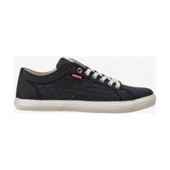 Levi's Woods Tenisówki Czarny. Czarne trampki męskie Levi's®, bez wzorów, z materiału, bez zapięcia. Za 283,95 zł.